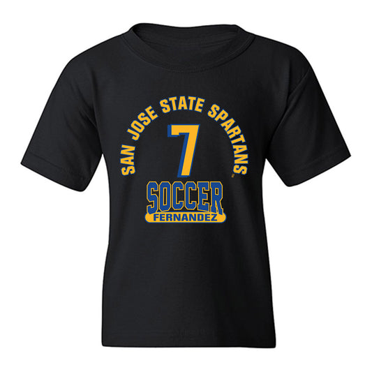 SJSU - NCAA Men's Soccer : Angel Fernandez - Classic Fashion Shersey Youth T-Shirt-0