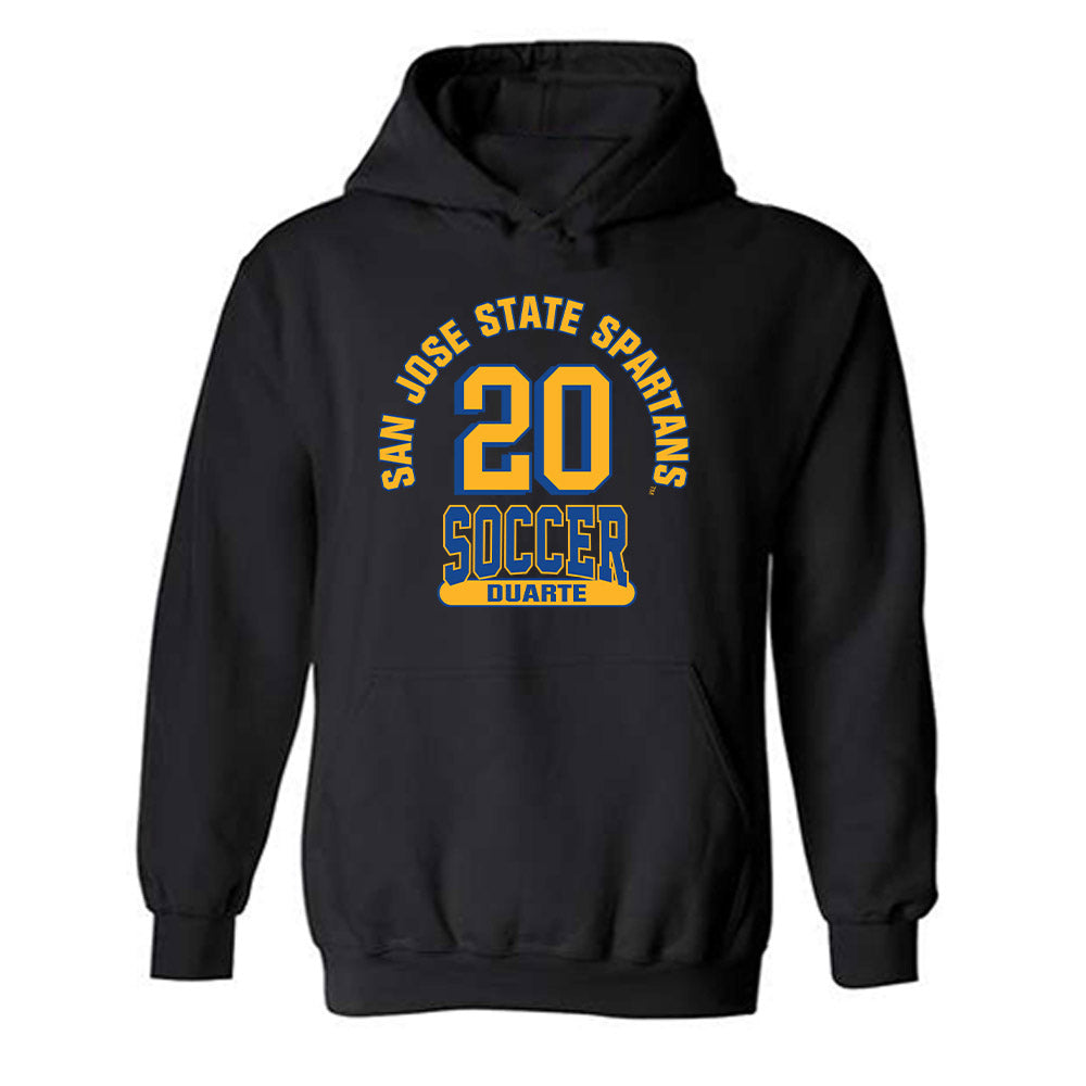 SJSU - NCAA Men's Soccer : Fernando Duarte - Classic Fashion Shersey Hooded Sweatshirt-0
