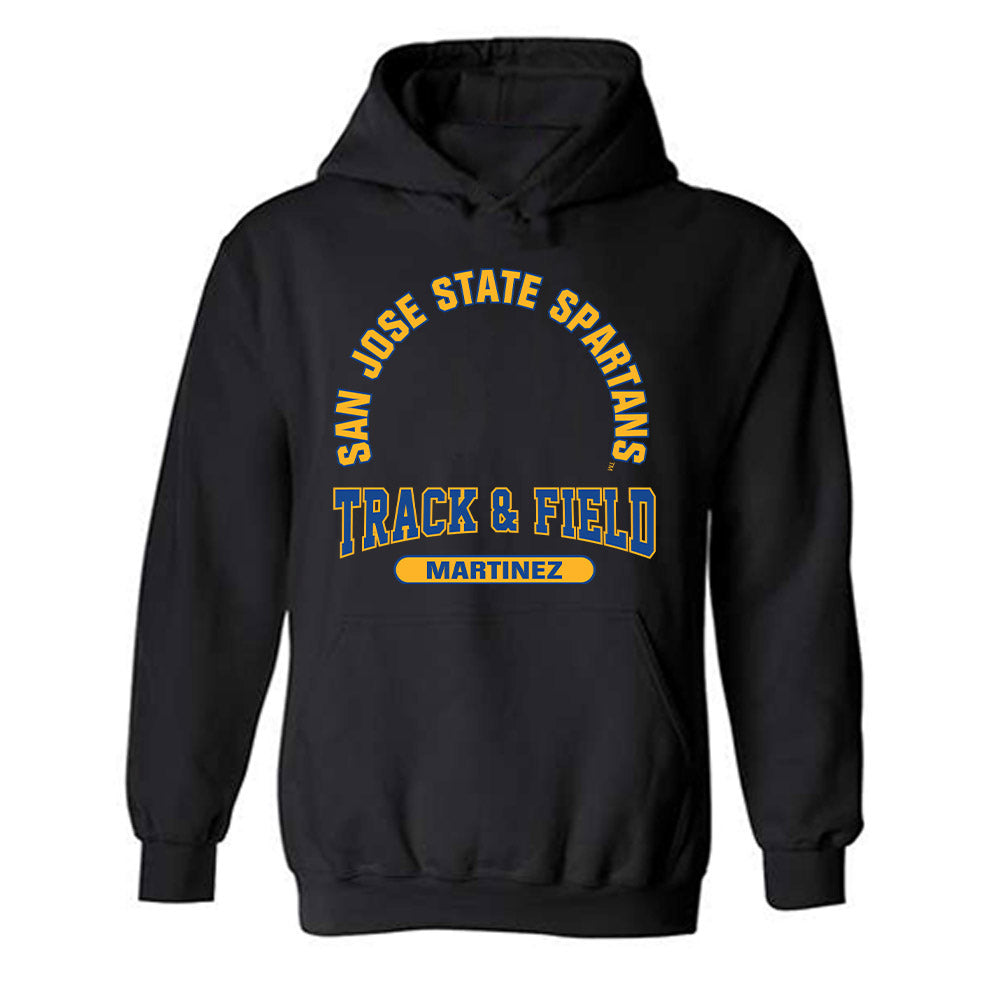 SJSU - NCAA Men's Track & Field : Sebastian Martinez - Classic Fashion Shersey Hooded Sweatshirt-0