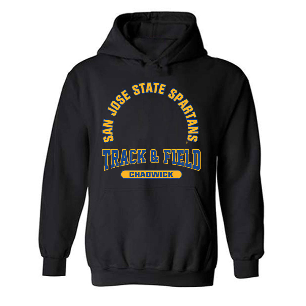 SJSU - NCAA Men's Track & Field : Michael Chadwick - Classic Fashion Shersey Hooded Sweatshirt-0