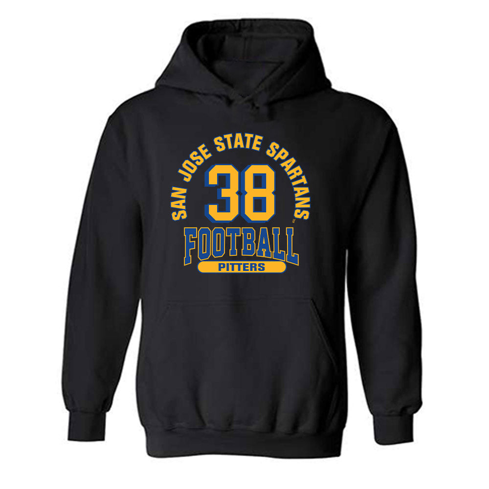 SJSU - NCAA Football : Nassir Pitters - Classic Fashion Shersey Hooded Sweatshirt-0