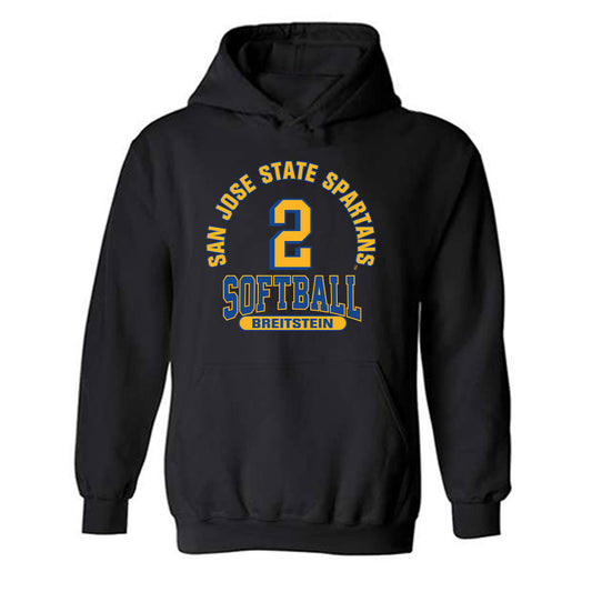 SJSU - NCAA Softball : Paige Breitstein - Classic Fashion Shersey Hooded Sweatshirt-0