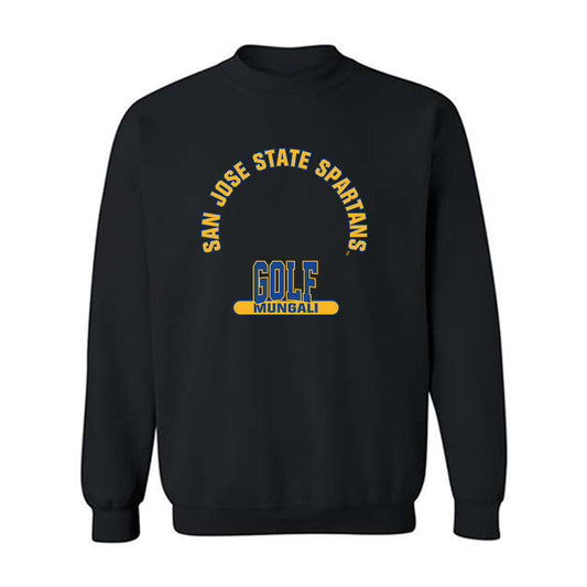 SJSU - NCAA Men's Golf : KC Mungali - Classic Fashion Shersey Crewneck Sweatshirt-0