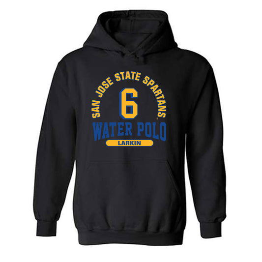 SJSU - NCAA Women's Water Polo : Genevieve Larkin - Classic Fashion Shersey Hooded Sweatshirt-0