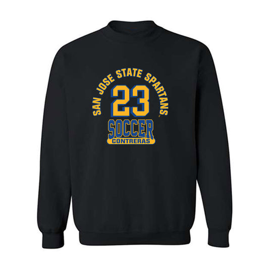 SJSU - NCAA Men's Soccer : Juan Contreras - Classic Fashion Shersey Crewneck Sweatshirt-0