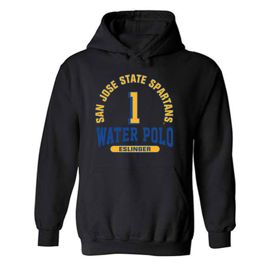 SJSU - NCAA Women's Water Polo : Larke Eslinger - Classic Fashion Shersey Hooded Sweatshirt-0