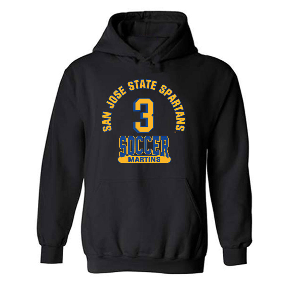 SJSU - NCAA Women's Soccer : Analise Martins - Classic Fashion Shersey Hooded Sweatshirt-0