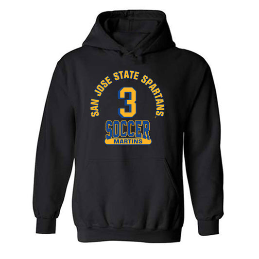 SJSU - NCAA Women's Soccer : Analise Martins - Classic Fashion Shersey Hooded Sweatshirt-0