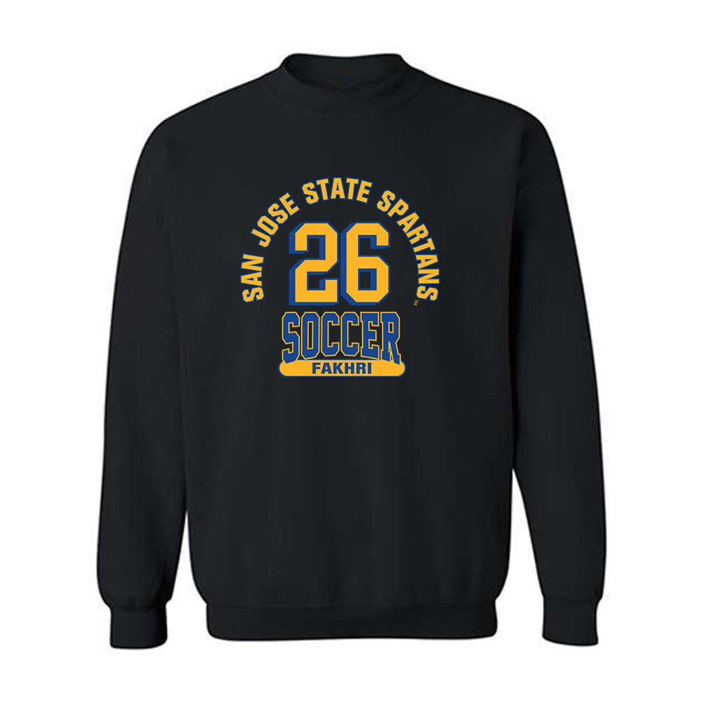 SJSU - NCAA Men's Soccer : Eamon Fakhri - Classic Fashion Shersey Crewneck Sweatshirt-0