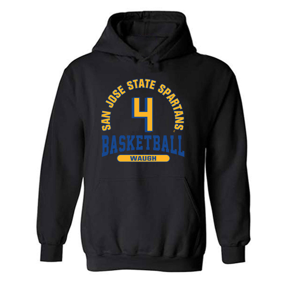 SJSU - NCAA Women's Basketball : Rylei Waugh - Classic Fashion Shersey Hooded Sweatshirt-0