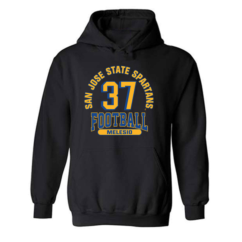SJSU - NCAA Football : Adrian Melesio - Classic Fashion Shersey Hooded Sweatshirt-0