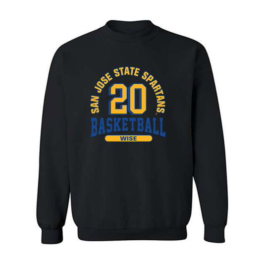 SJSU - NCAA Men's Basketball : Christian Wise - Classic Fashion Shersey Crewneck Sweatshirt-0