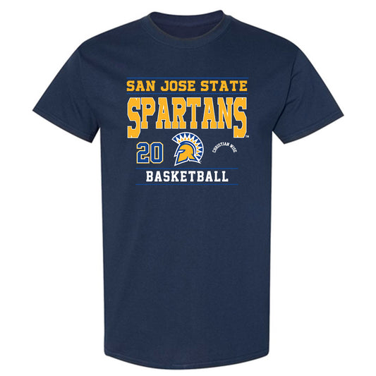 SJSU - NCAA Men's Basketball : Christian Wise - Classic Fashion Shersey T-Shirt-0