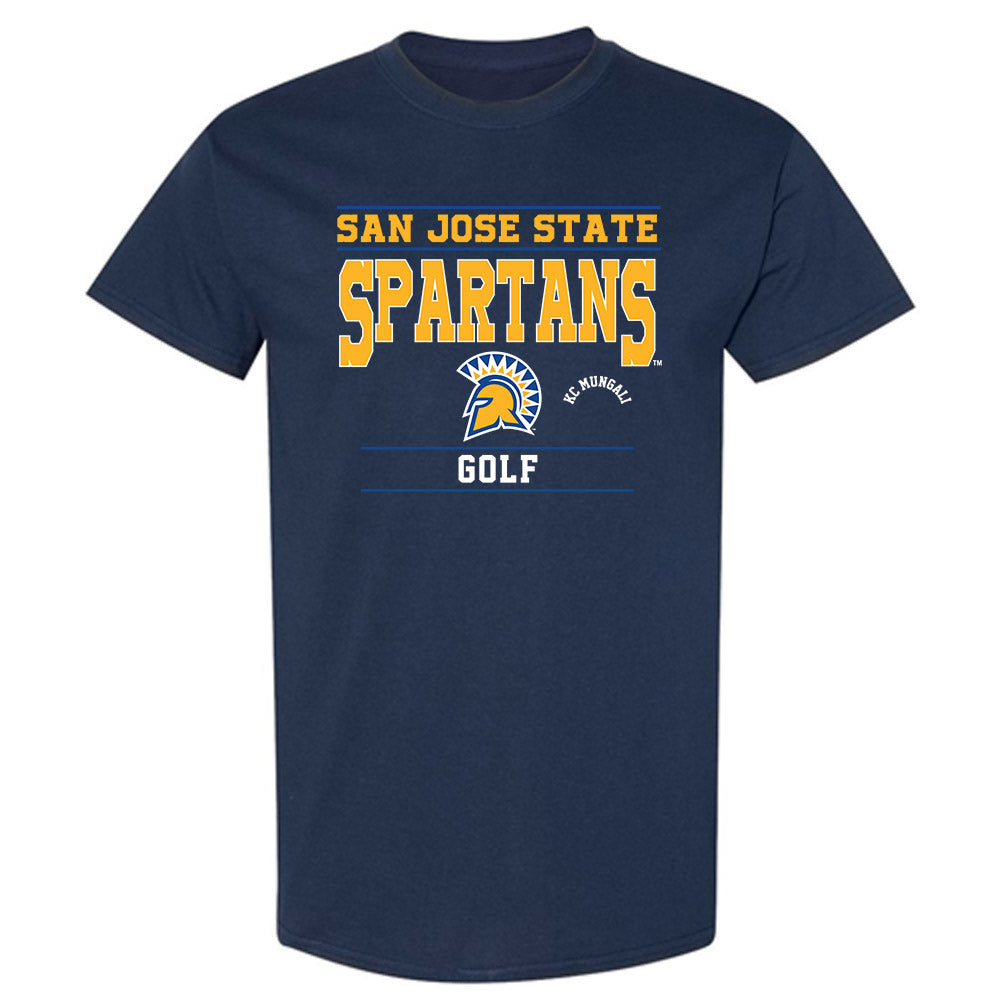 SJSU - NCAA Men's Golf : KC Mungali - Classic Fashion Shersey T-Shirt-0