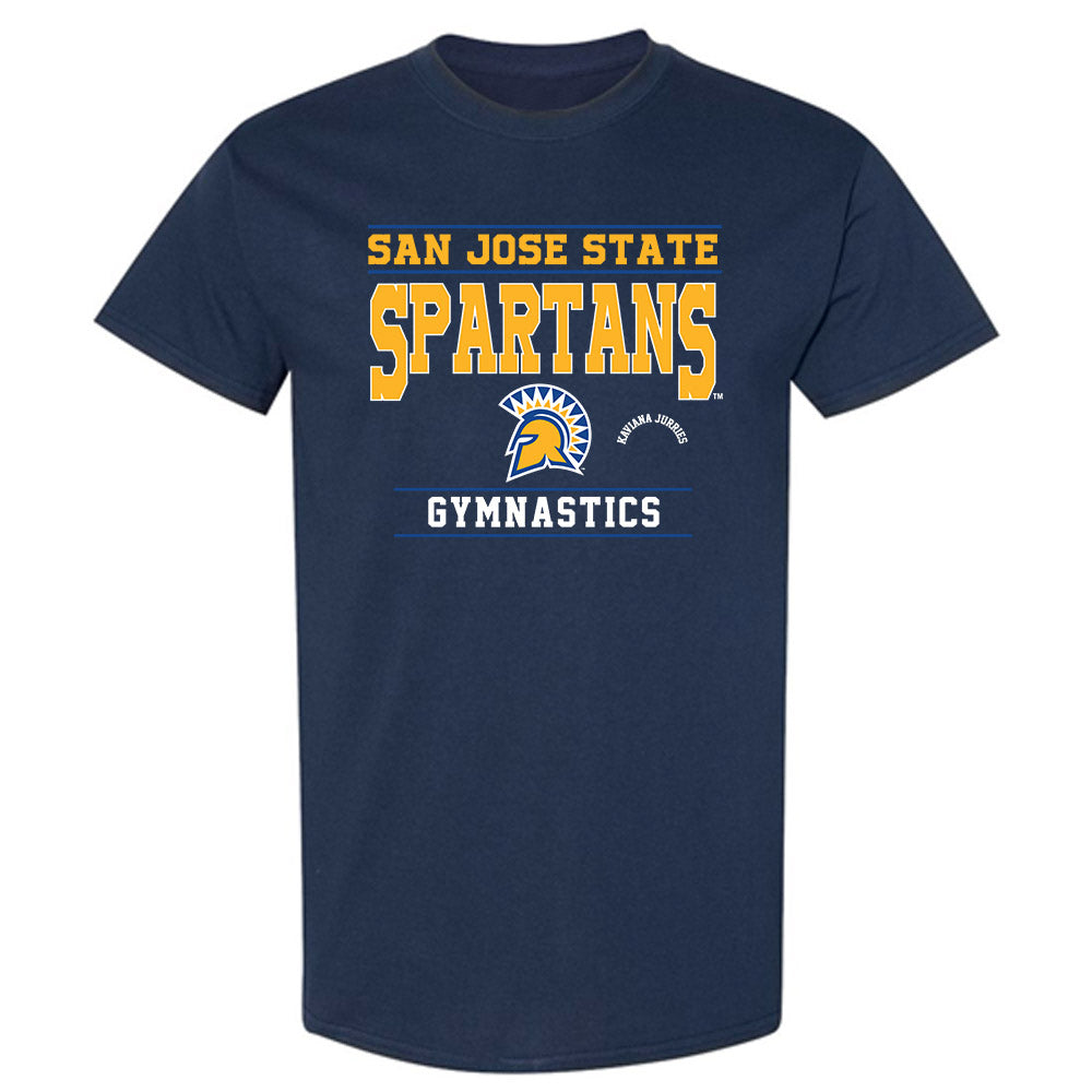SJSU - NCAA Women's Gymnastics : kaviana jurries - Classic Fashion Shersey T-Shirt-0