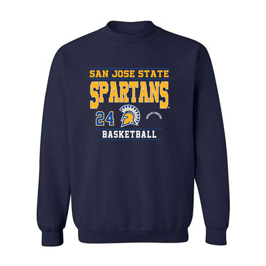 SJSU - NCAA Men's Basketball : Douglas Langford - Classic Fashion Shersey Crewneck Sweatshirt-0