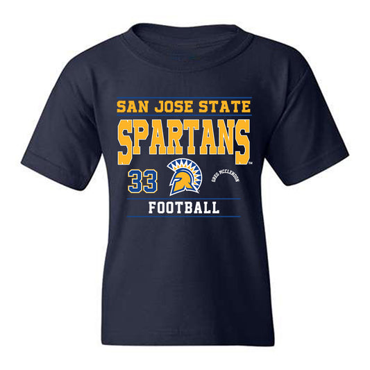 SJSU - NCAA Football : Greg McClendon - Classic Fashion Shersey Youth T-Shirt-0