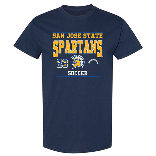 SJSU - NCAA Men's Soccer : Juan Contreras - Classic Fashion Shersey T-Shirt-0