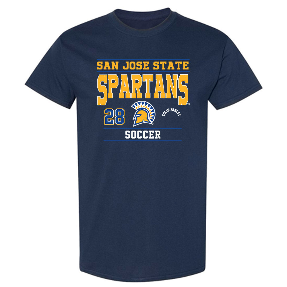 SJSU - NCAA Men's Soccer : Colin Farley - Classic Fashion Shersey T-Shirt-0