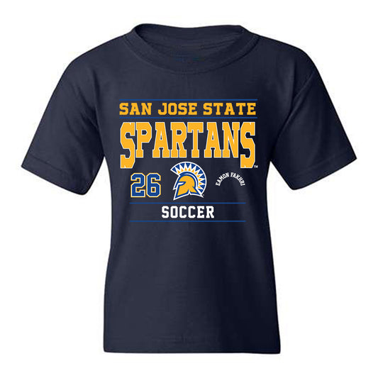 SJSU - NCAA Men's Soccer : Eamon Fakhri - Classic Fashion Shersey Youth T-Shirt-0