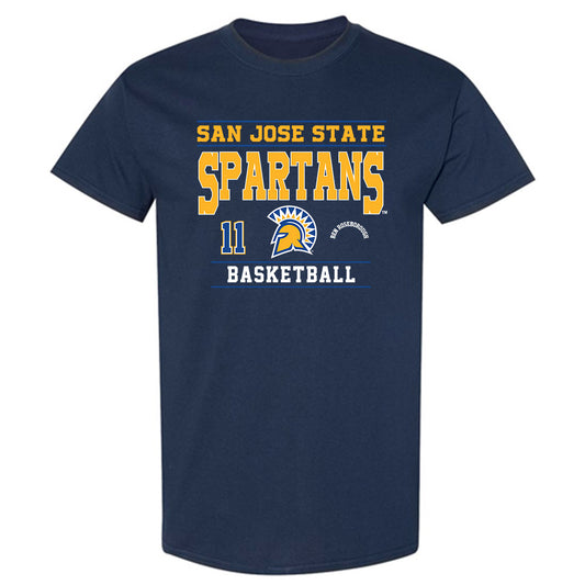 SJSU - NCAA Men's Basketball : Ben Roseborough - Classic Fashion Shersey T-Shirt-0
