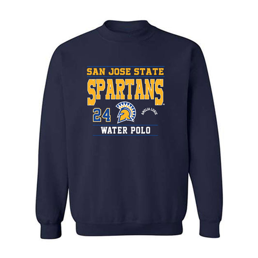 SJSU - NCAA Women's Water Polo : Amelia Lukie - Classic Fashion Shersey Crewneck Sweatshirt-0