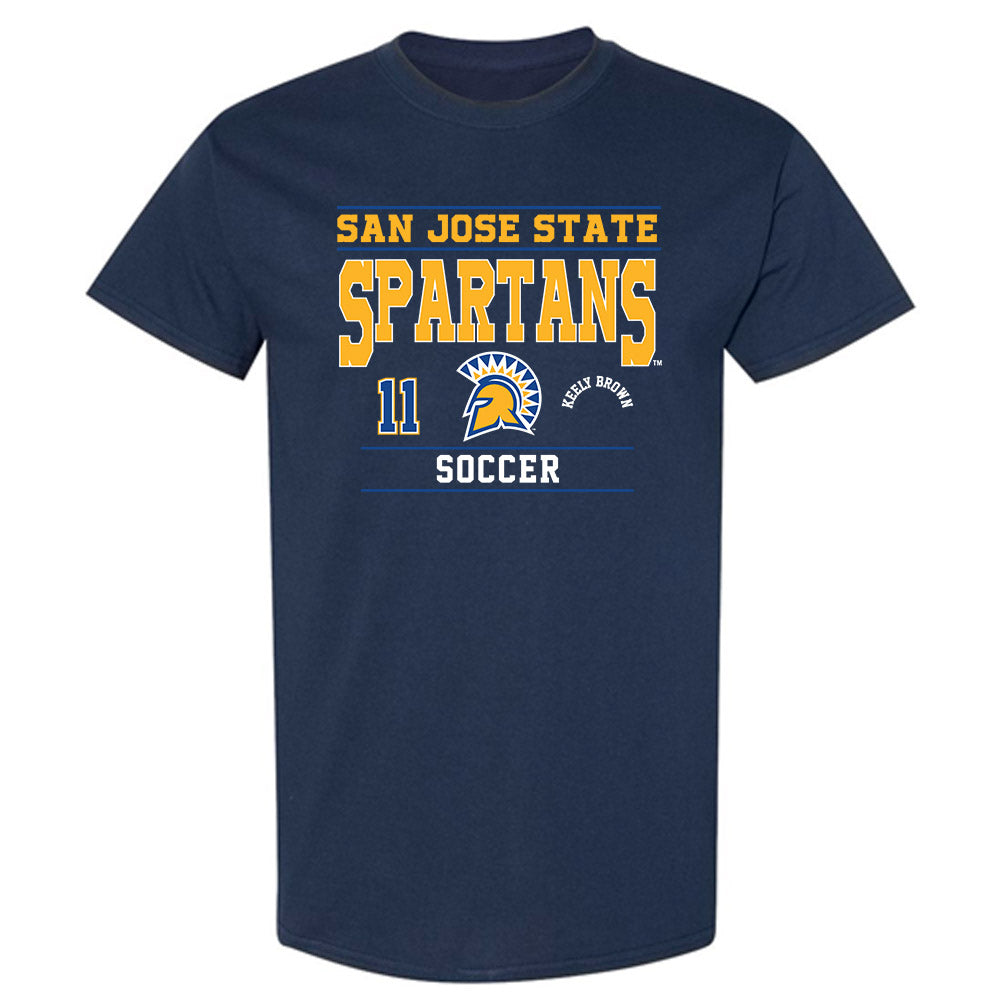 SJSU - NCAA Women's Soccer : Keely Brown - Classic Fashion Shersey T-Shirt-0