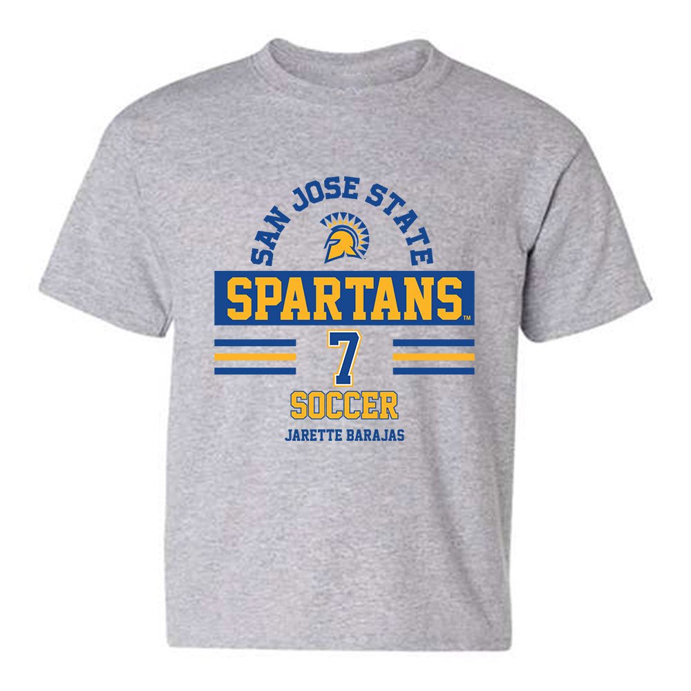 SJSU - NCAA Men's Soccer : Jarette Barajas - Classic Fashion Shersey Youth T-Shirt-0