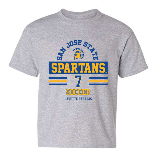 SJSU - NCAA Men's Soccer : Jarette Barajas - Classic Fashion Shersey Youth T-Shirt-0