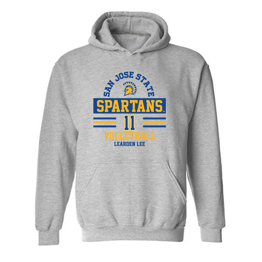 SJSU - NCAA Women's Volleyball : Learden Lee - Classic Fashion Shersey Hooded Sweatshirt-0