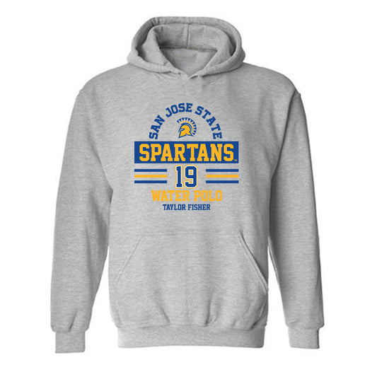 SJSU - NCAA Women's Water Polo : Taylor Fisher - Classic Fashion Shersey Hooded Sweatshirt-0