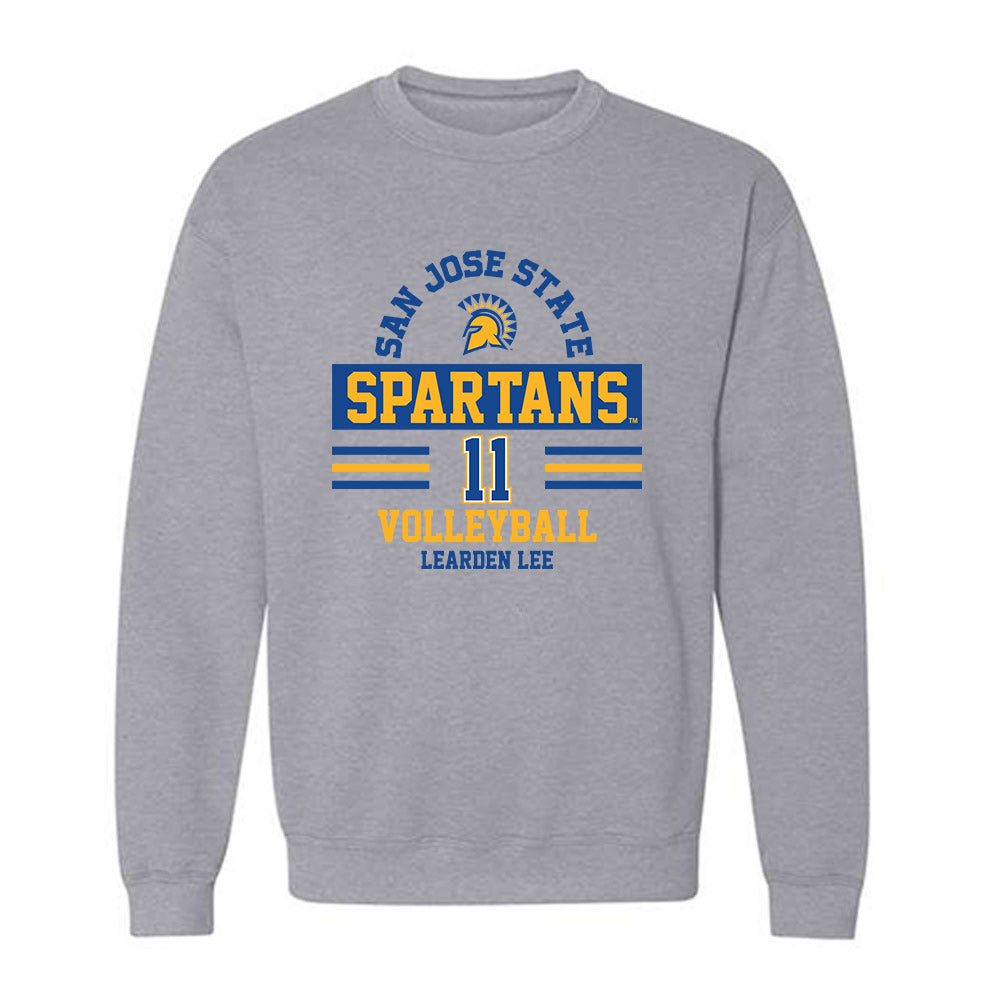 SJSU - NCAA Women's Volleyball : Learden Lee - Classic Fashion Shersey Crewneck Sweatshirt-0