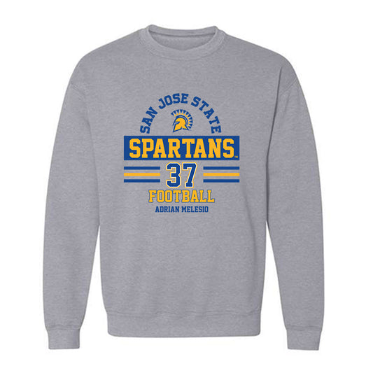 SJSU - NCAA Football : Adrian Melesio - Classic Fashion Shersey Crewneck Sweatshirt-0