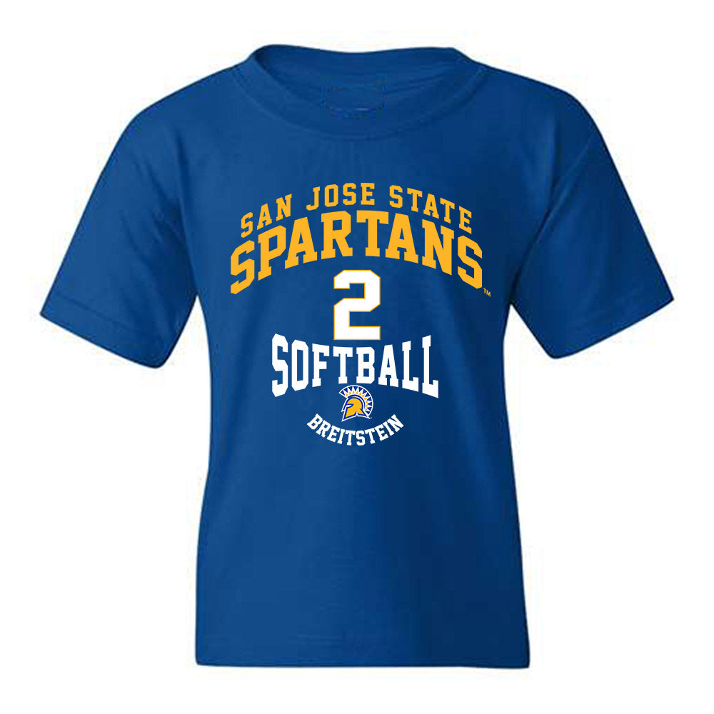 SJSU - NCAA Softball : Paige Breitstein - Classic Fashion Shersey Youth T-Shirt-0