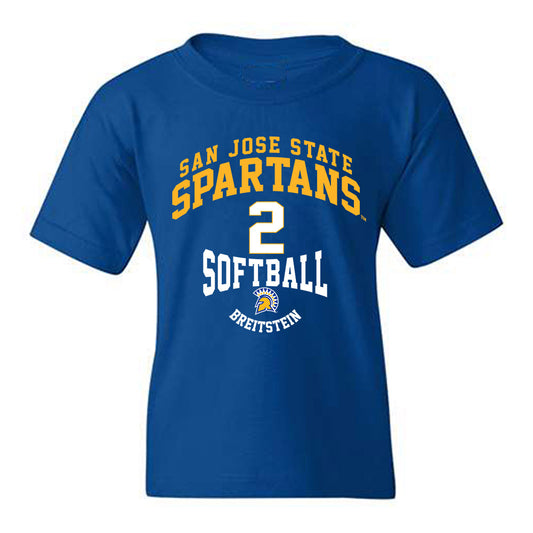 SJSU - NCAA Softball : Paige Breitstein - Classic Fashion Shersey Youth T-Shirt-0