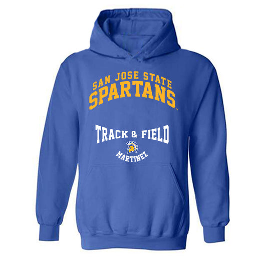 SJSU - NCAA Men's Track & Field : Sebastian Martinez - Classic Fashion Shersey Hooded Sweatshirt-0