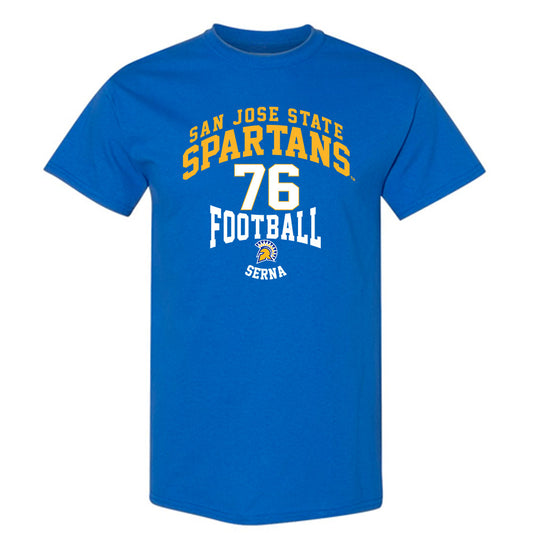 SJSU - NCAA Football : Manny Serna - Classic Fashion Shersey T-Shirt-0