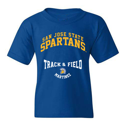 SJSU - NCAA Men's Track & Field : Sebastian Martinez - Classic Fashion Shersey Youth T-Shirt-0