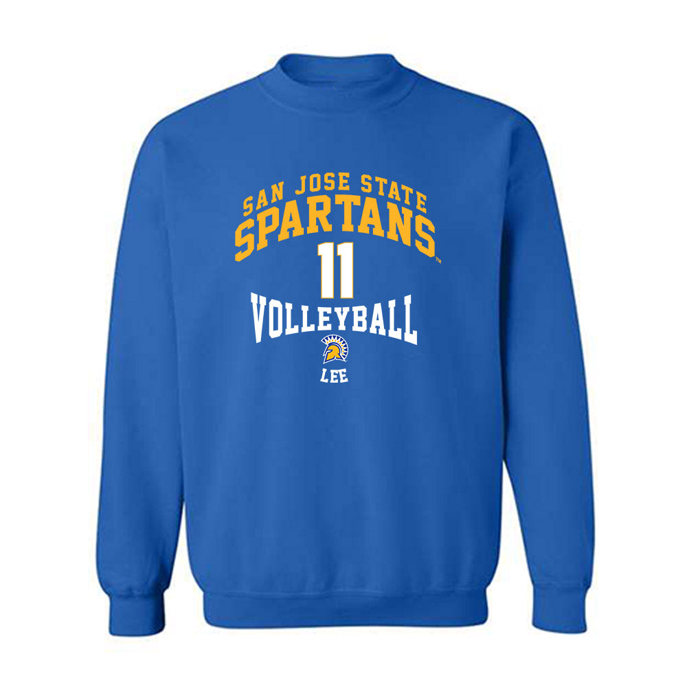 SJSU - NCAA Women's Volleyball : Learden Lee - Classic Fashion Shersey Crewneck Sweatshirt-0