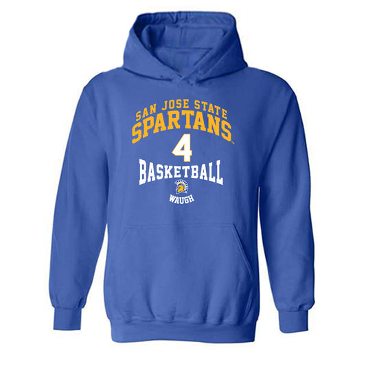 SJSU - NCAA Women's Basketball : Rylei Waugh - Classic Fashion Shersey Hooded Sweatshirt-0