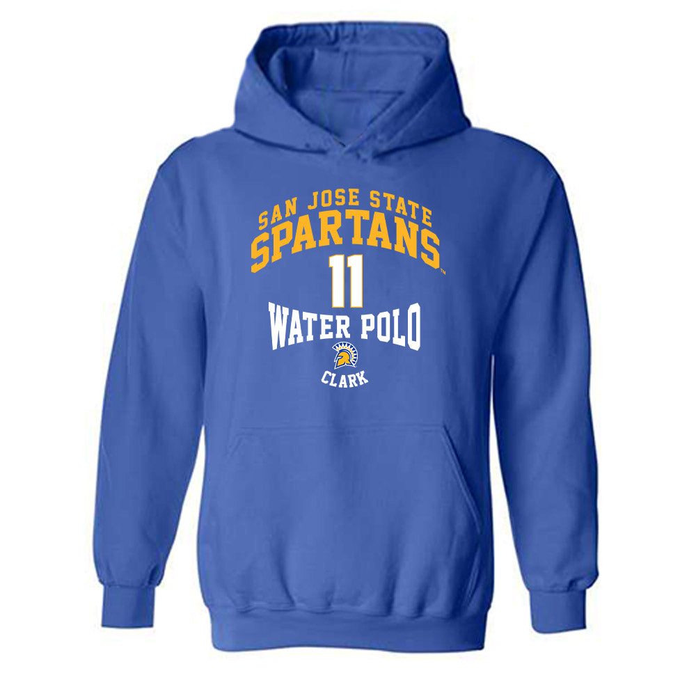 SJSU - NCAA Women's Water Polo : Mackenzy Clark - Classic Fashion Shersey Hooded Sweatshirt-0