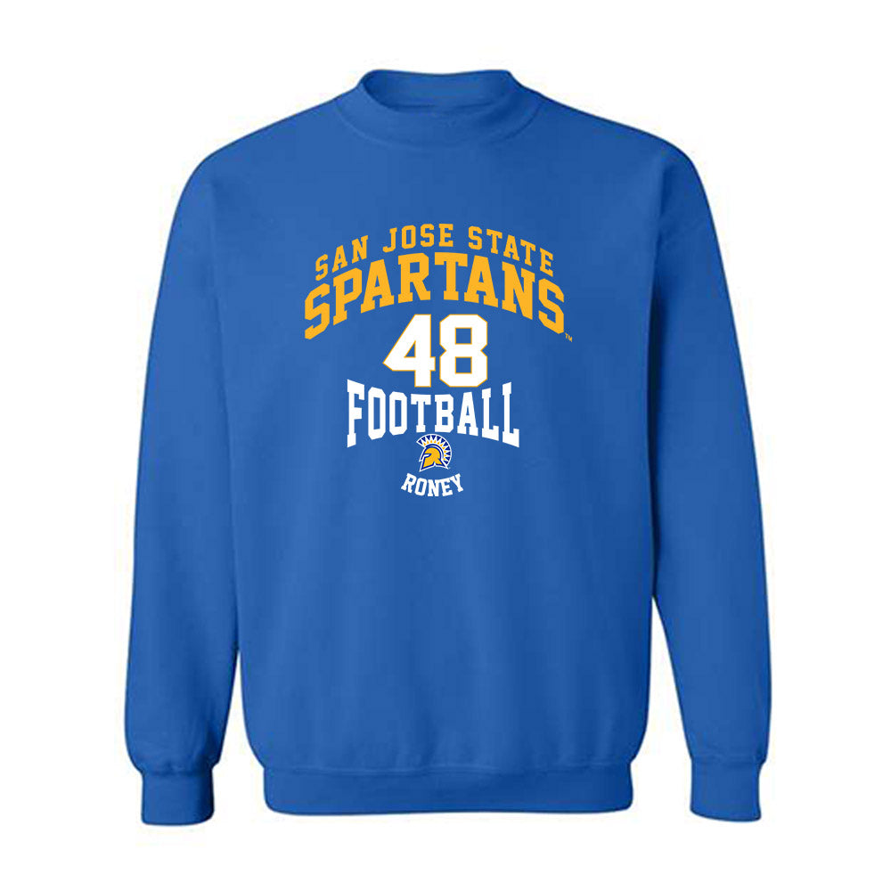 SJSU - NCAA Football : Dejon Roney - Classic Fashion Shersey Crewneck Sweatshirt-0