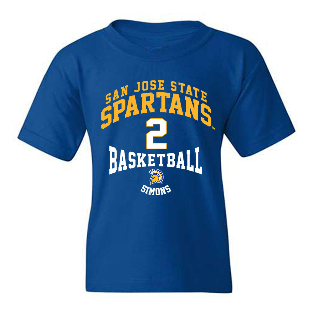 SJSU - NCAA Women's Basketball : McKenna Simons - Classic Fashion Shersey Youth T-Shirt-0