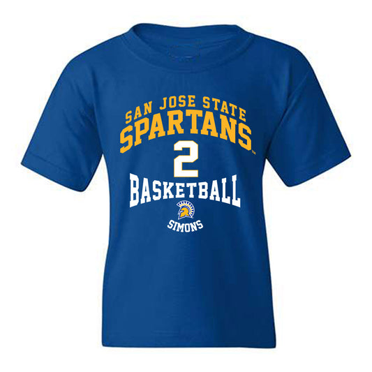SJSU - NCAA Women's Basketball : McKenna Simons - Classic Fashion Shersey Youth T-Shirt-0