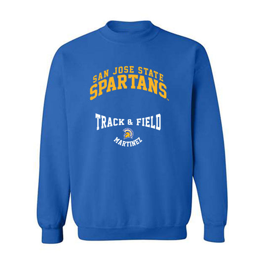 SJSU - NCAA Men's Track & Field : Sebastian Martinez - Classic Fashion Shersey Crewneck Sweatshirt-0