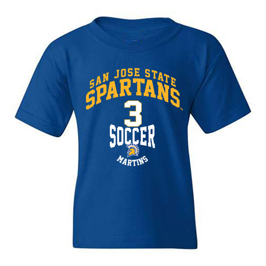 SJSU - NCAA Women's Soccer : Analise Martins - Classic Fashion Shersey Youth T-Shirt-0