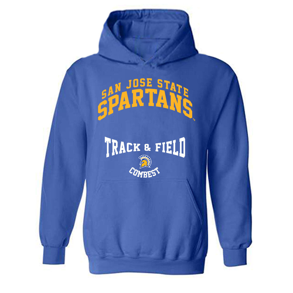 SJSU - NCAA Women's Track & Field : Kaylei Combest - Classic Fashion Shersey Hooded Sweatshirt-0
