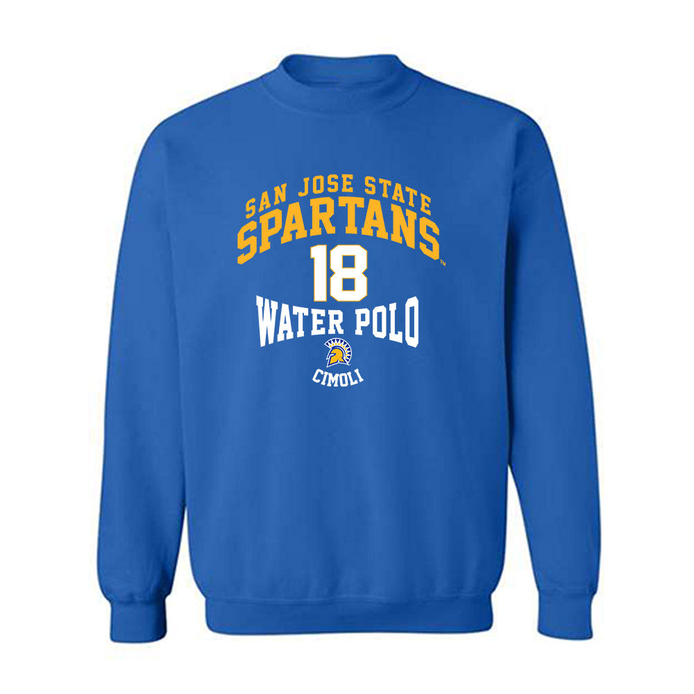 SJSU - NCAA Women's Water Polo : Sienna Cimoli - Classic Fashion Shersey Crewneck Sweatshirt-0