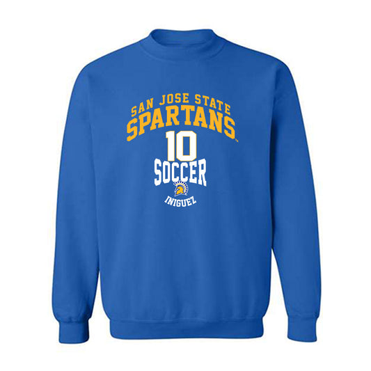 SJSU - NCAA Men's Soccer : Angel Iniguez - Classic Fashion Shersey Crewneck Sweatshirt-0