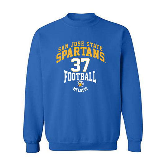 SJSU - NCAA Football : Adrian Melesio - Classic Fashion Shersey Crewneck Sweatshirt-0